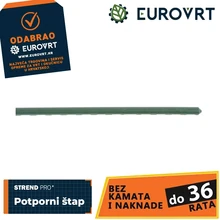 Potporni štap za biljke i rajčice 150 cm Ø11 mm, plastificirani čelik, zeleni