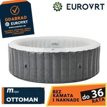 Hidromasažni bazen na napuhavanje MSpa Ottoman za 6 osoba 930 L (204x70 cm) 