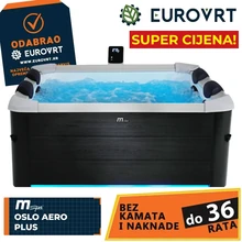 Hidromasažna kada MSpa Frame Oslo Aero PLUS za 6 osoba 180x180x65 cm 1150 l 
